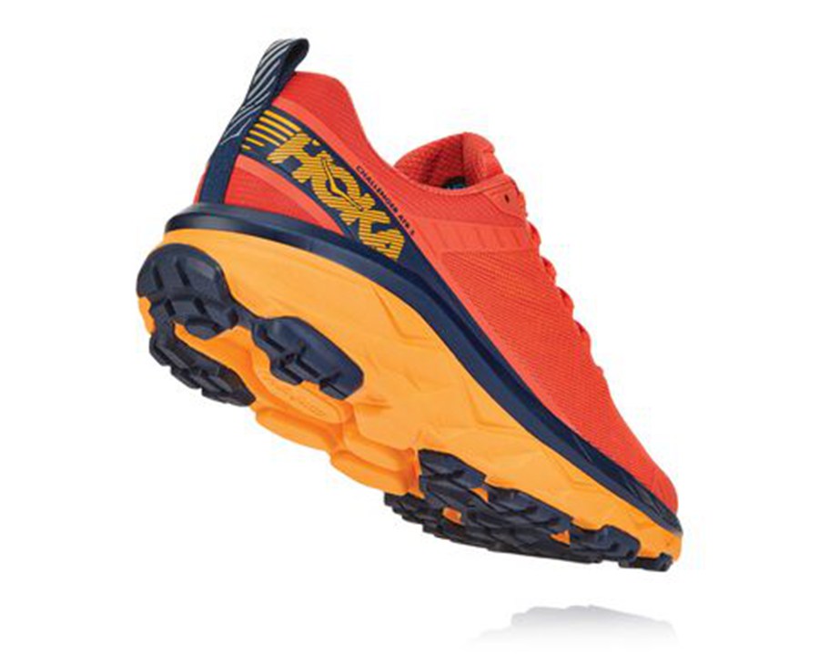 Hoka One One Challenger Atr 5 Trailskor Herr - Röda - RFWKH-6819